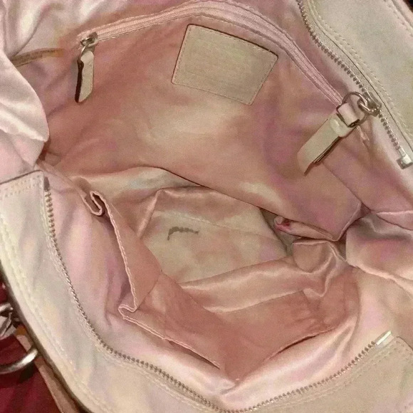 Coach Leather Tan Brown Handbag purse - Picture 8 of 11